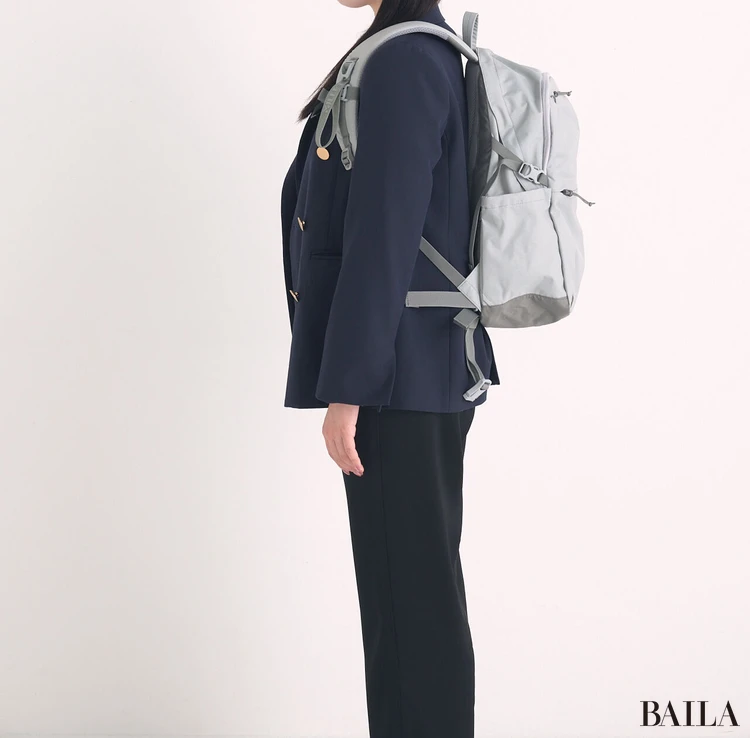 ミレー　リュック　着用感　サイド