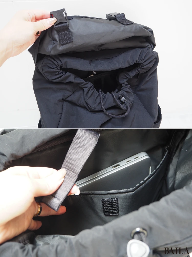 「マルチポケットバックパック」(¥4990)ディテール