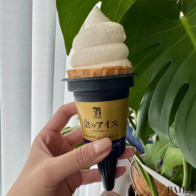セブンイレブン　金のアイス　ソフトクリーム