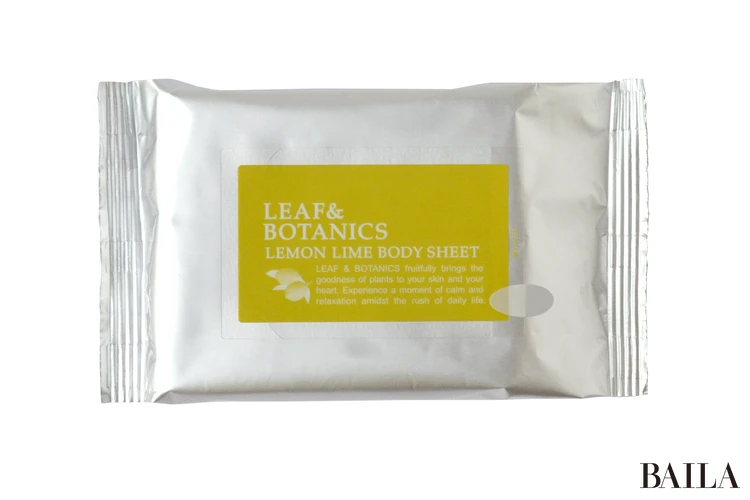 リーフ&ボタニクス 【春夏限定】 ボディシート レモンライム