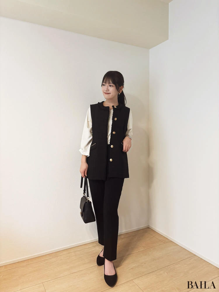 中谷汐里さん 秋コーデ