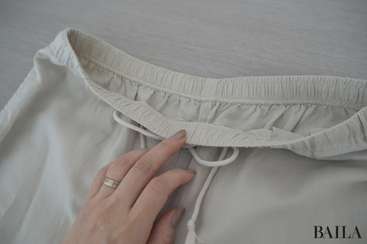 デザイン：リラックス感ときれい見えのちょうどいいバランス