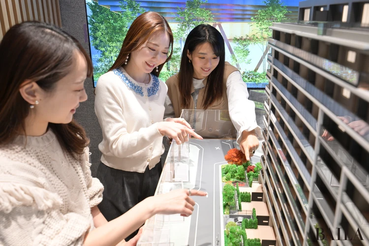 ザ・パークハウス 用賀プレイス　モデルルーム　外観　模型　