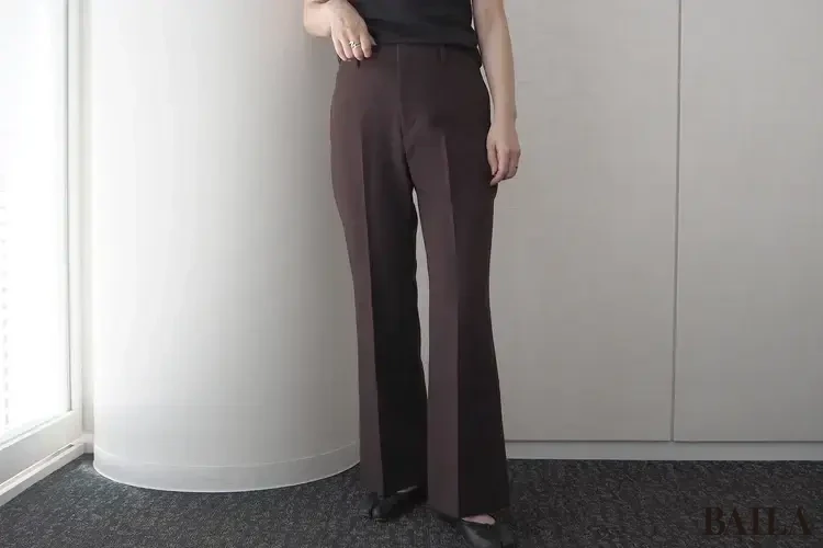 スマートフレアパンツ レビュー