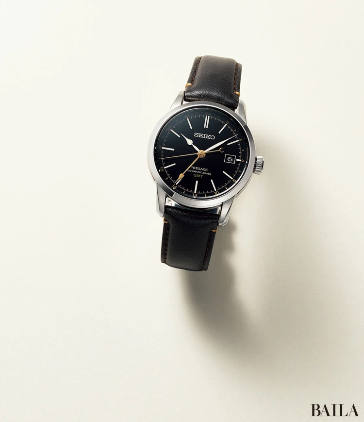 【SEIKO】幾重にも塗り重ねた漆ダイヤルが見とれるようなつやを放つ