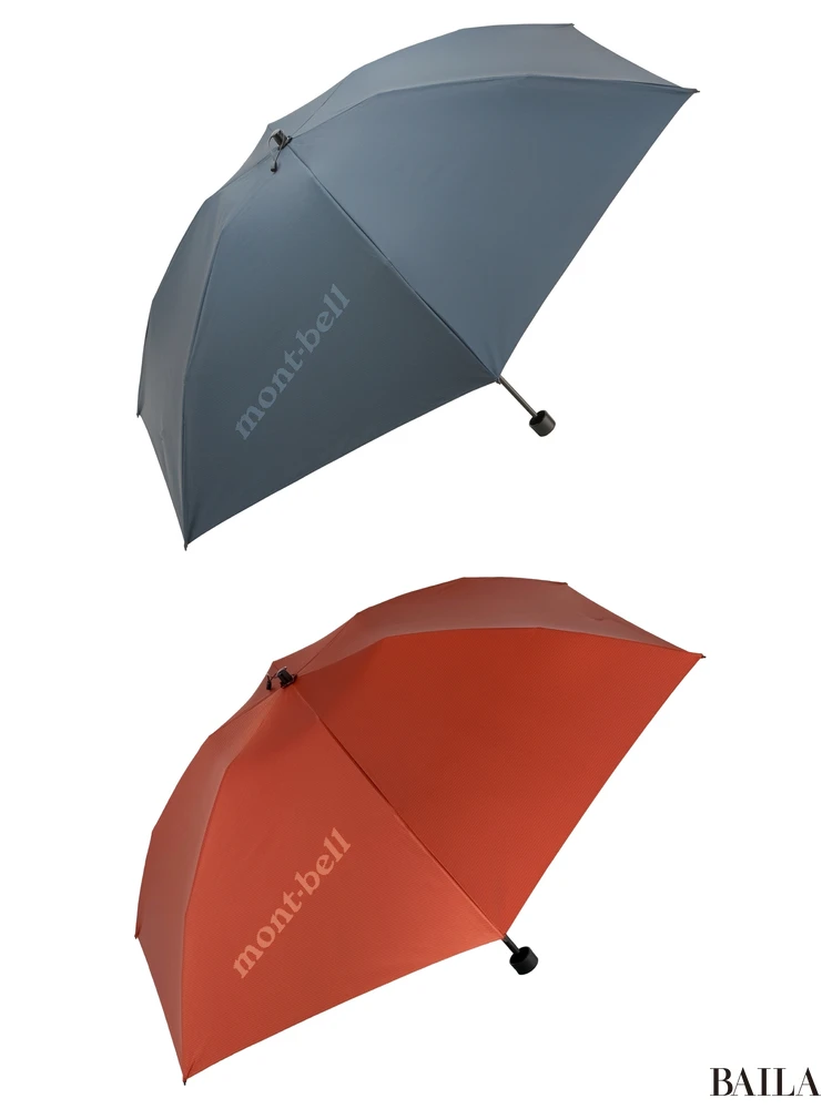 モンベルの日傘　カラバリ