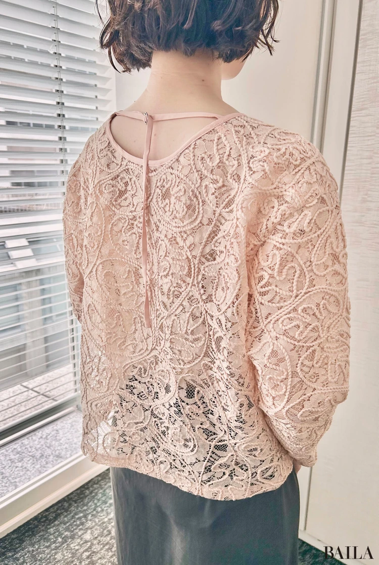 バックシャンな背面