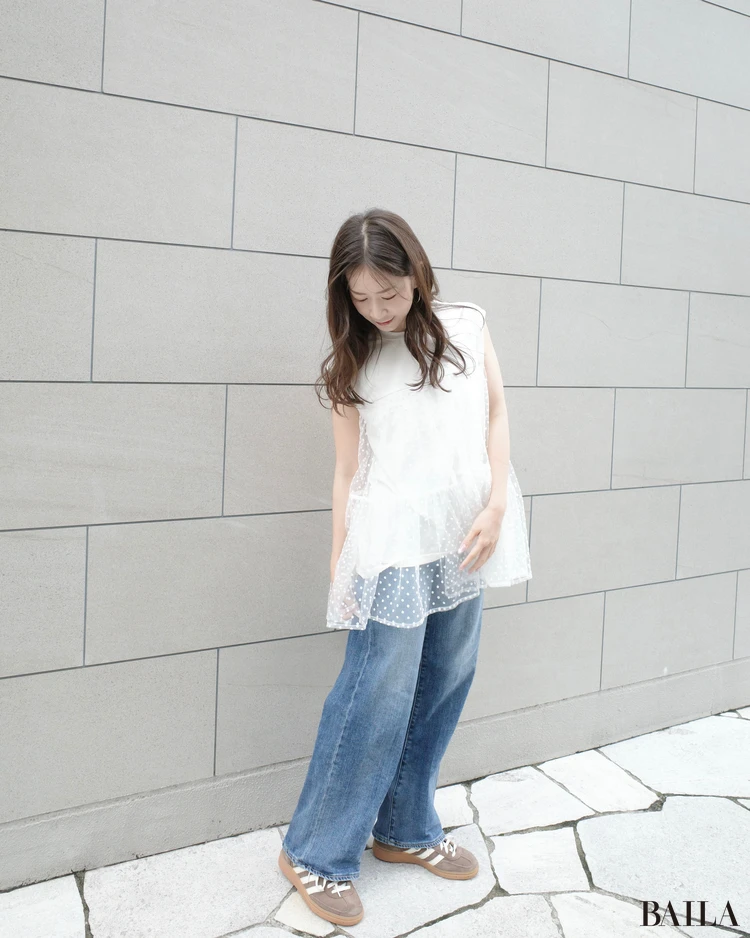 【夏】大人女子 スニーカーコーデ20選!猛暑の着こなしでも歩きやすさは確保したい!_21_1