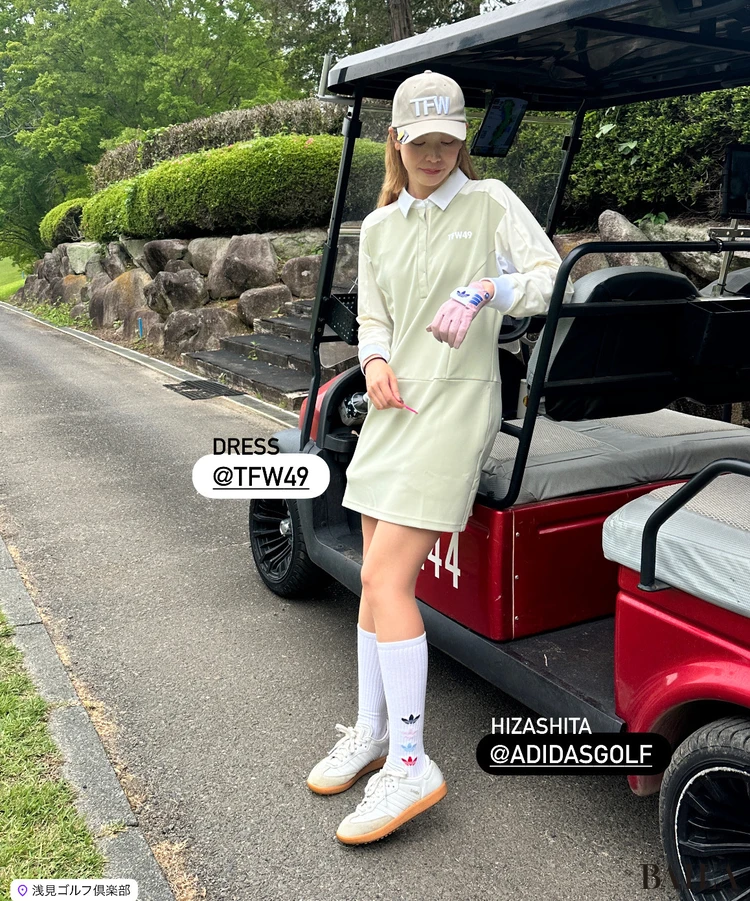 【ゴルフシーズン到来】 大人可愛いゴルフコーデ9選! スーパーバイラーズのおしゃれラウンドコーデが参考になる!_4