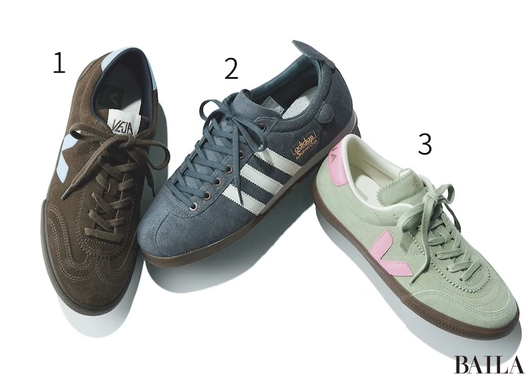 この秋大注目のスウェードスニーカー