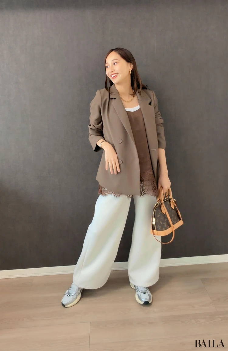 【マタニティコーデ】GU パフスウェットバギーパンツ