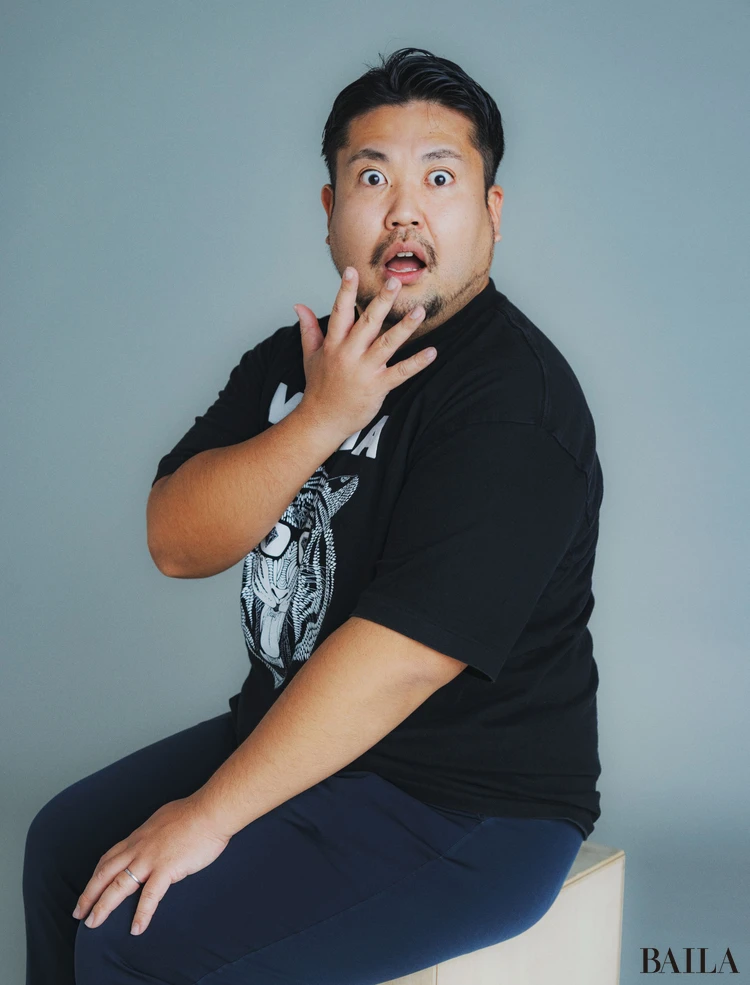 さもあんすがいさんが驚いた表情のカット