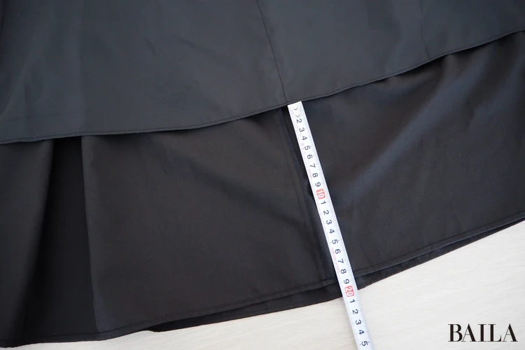 裏地(表地の裾からの差):約19cm