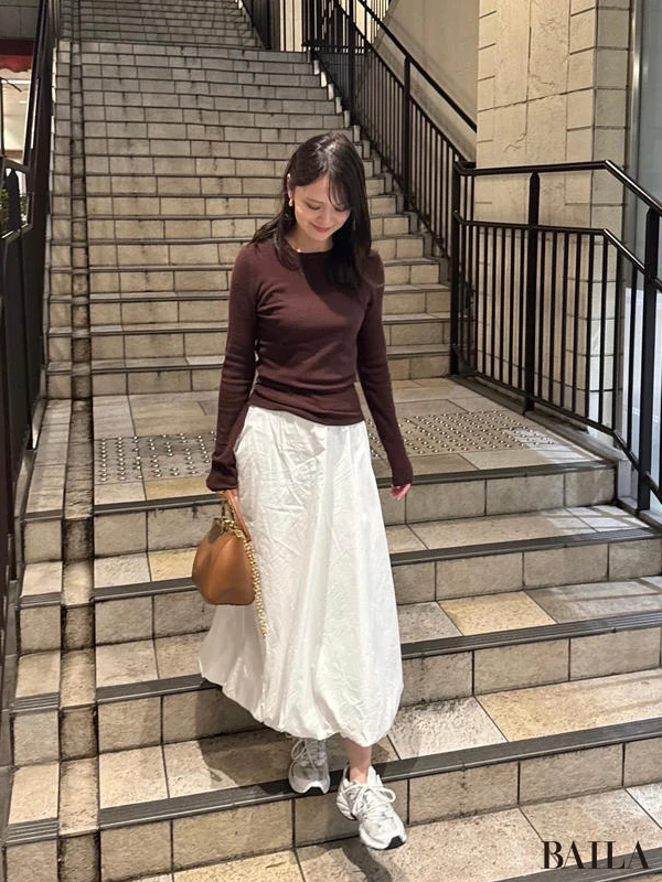 秋 ブラウンコーデ バイラーズ