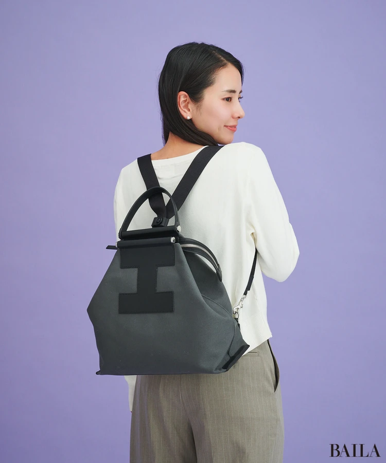 イアクッチ　リュック　着用感　Back