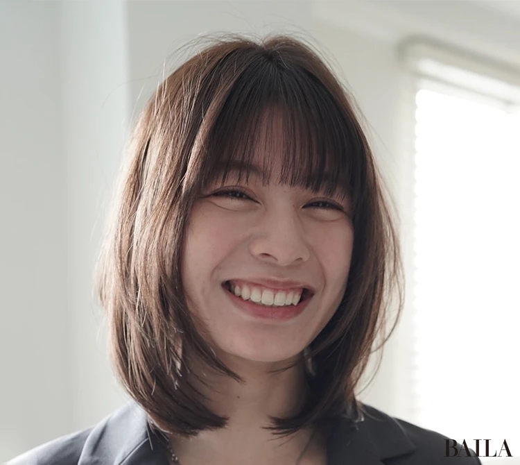 伸ばしかけレイヤーミディ　正面