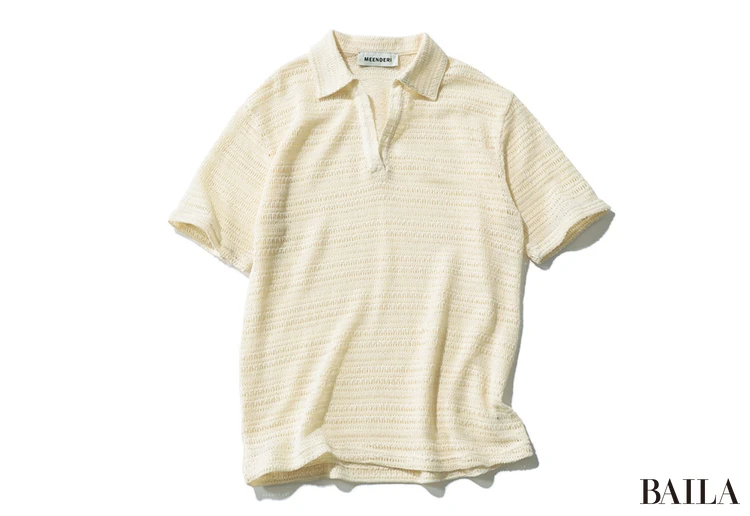 ポロシャツ¥12610/HANA KOREA(MEENDERI)