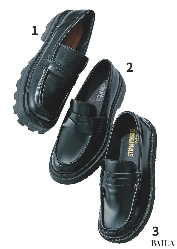 コーデのメリハリ感はごつめトゥにおまかせ