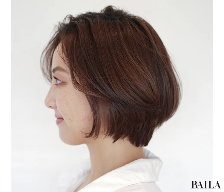 エアリーショートボブ　サイド