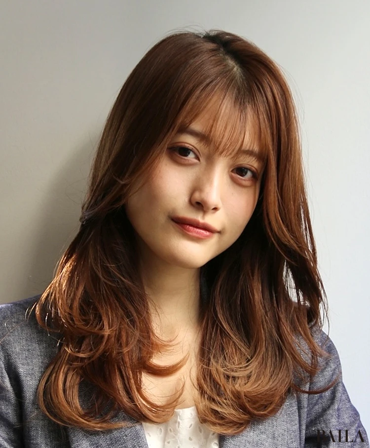 エアリーレイヤーへア　正面