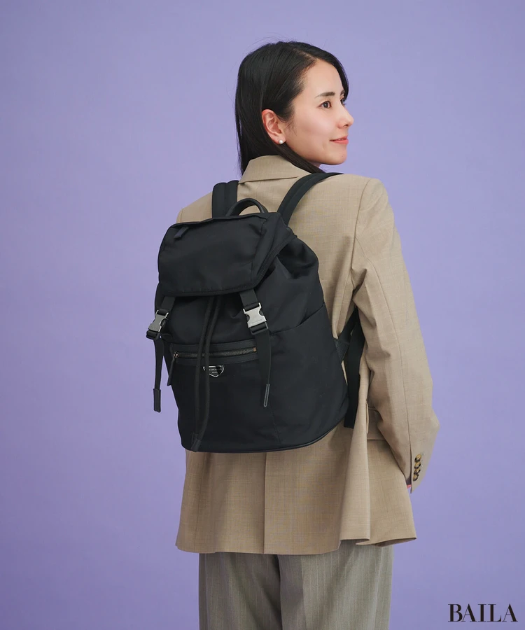 ボナベンチュラ　リュック　着用感