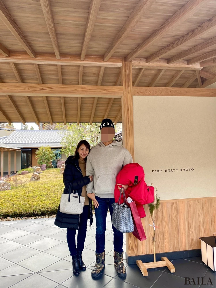 夫とのツーショット