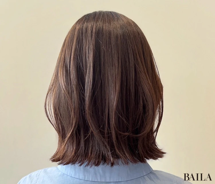 結べるレイヤーボブ　バック