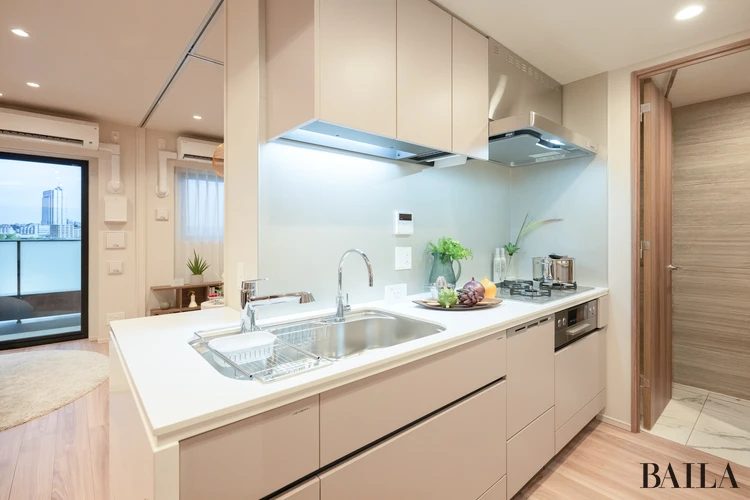 ザ・パークハウス 用賀プレイス　モデルルーム　キッチン