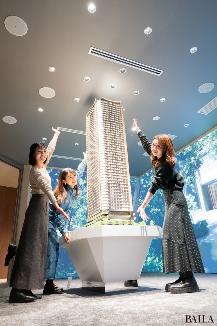 セントラルガーデン月島ザタワー　モデルルーム　外観