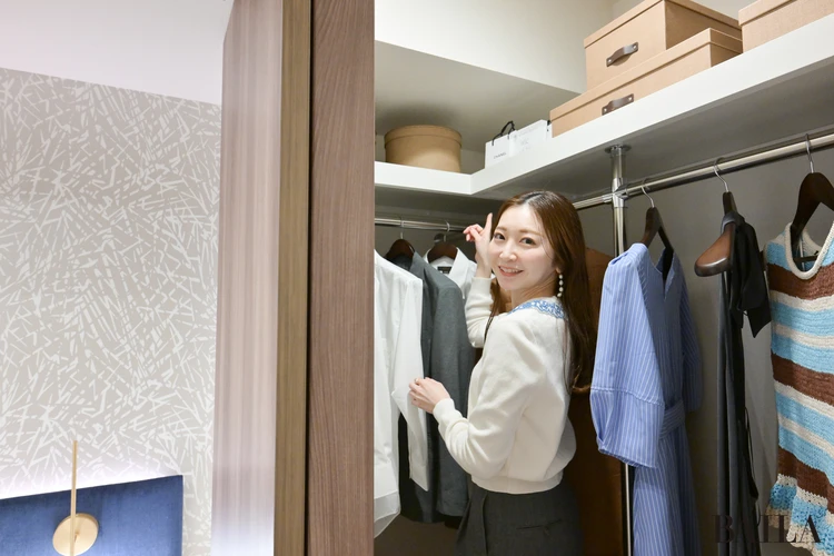 ザ・パークハウス 用賀プレイス　モデルルーム　ウォークインクローゼット