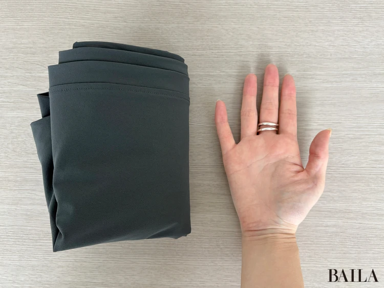 畳んだ時のサイズ感