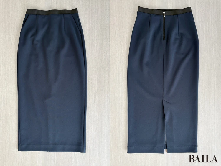 ジャージースカートの「細部」に注目！