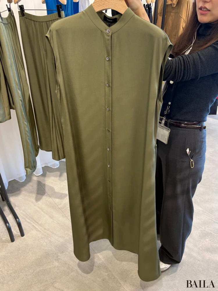 リネンワンピース