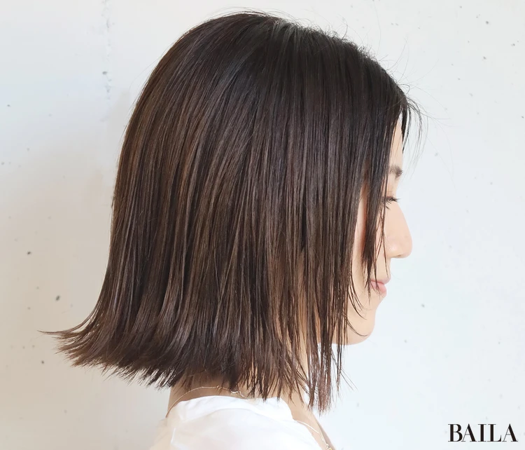 軽やか外ハネボブ　サイド