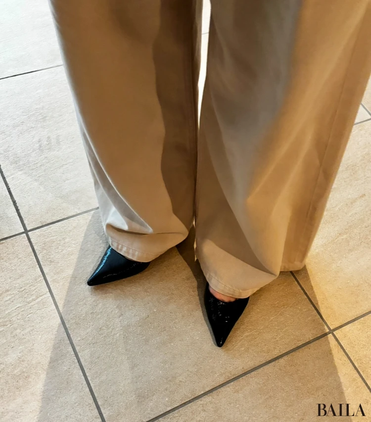 ワイドパンツに合わせた場合