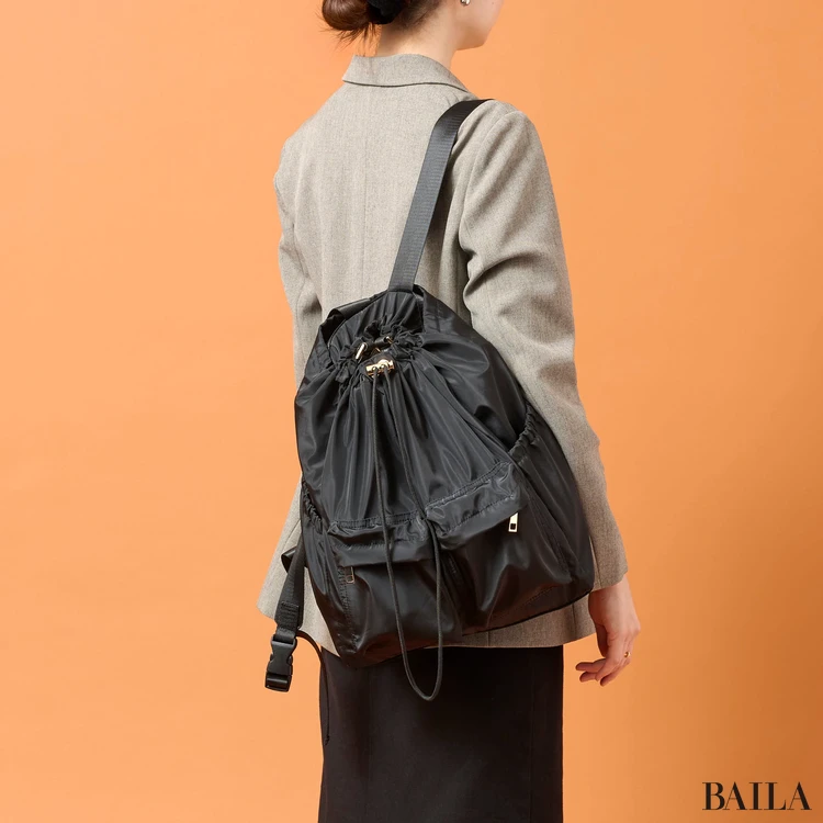 カランシエル 2way リュックサック トート バッグ サイズ感