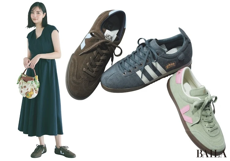 【大人の最新スニーカー事情】この秋見逃せないトレンド！ 旬見え必至な“スウェードスニーカー”