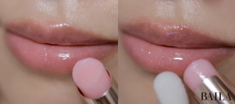 YSL ラブシャイン キャンディ グロウ バーム #0B￥5390 （限定品）　重ね塗り