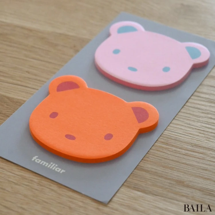 ファミリア（familiar）のダイカット付箋