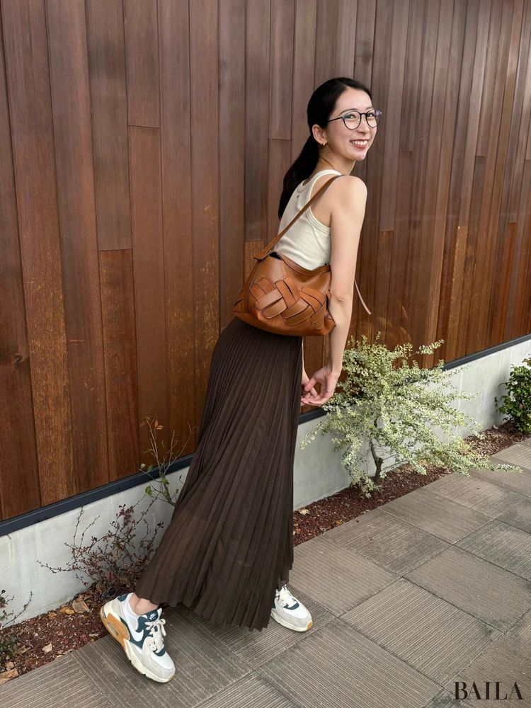 ナイキエアマックス グリーンコーデ