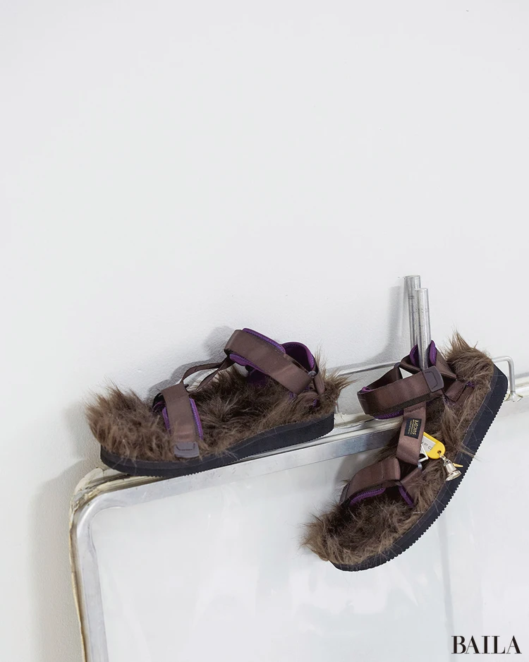 【BED j.w. FORD × SUICOKE（ベッドフォード × スイコック）】モケモケが最高に可愛いコラボサンダルにひと目ぼれ♡