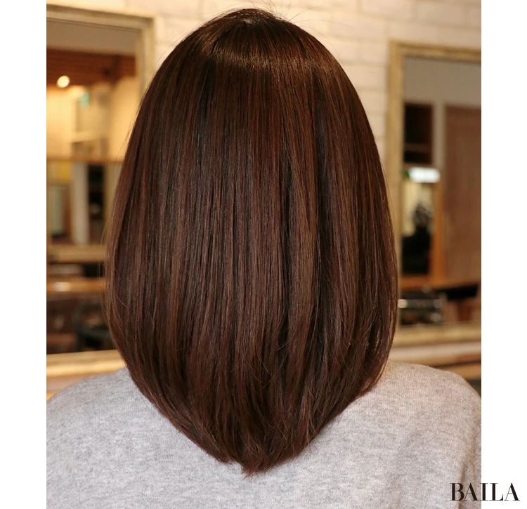 内巻きレイヤーミディ　バック