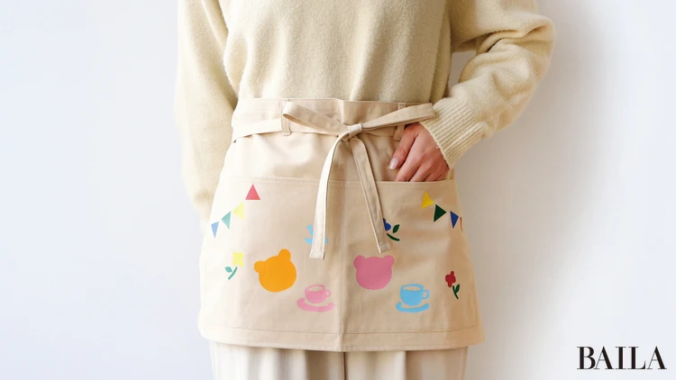 “世界にひとつだけのオリジナルエプロン”をつくるワークショップを開催