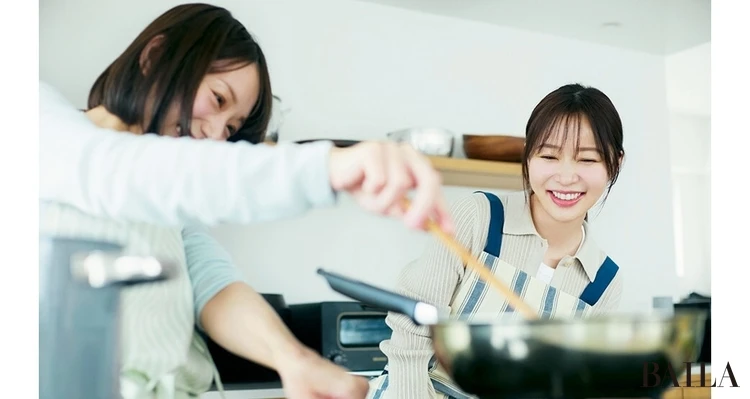 指原莉乃・長谷川あかり「パスタって、太いほうが美味しいよね！」