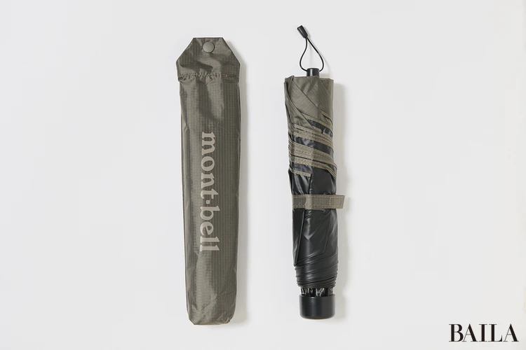 モンベルの日傘　収納しやすい設計