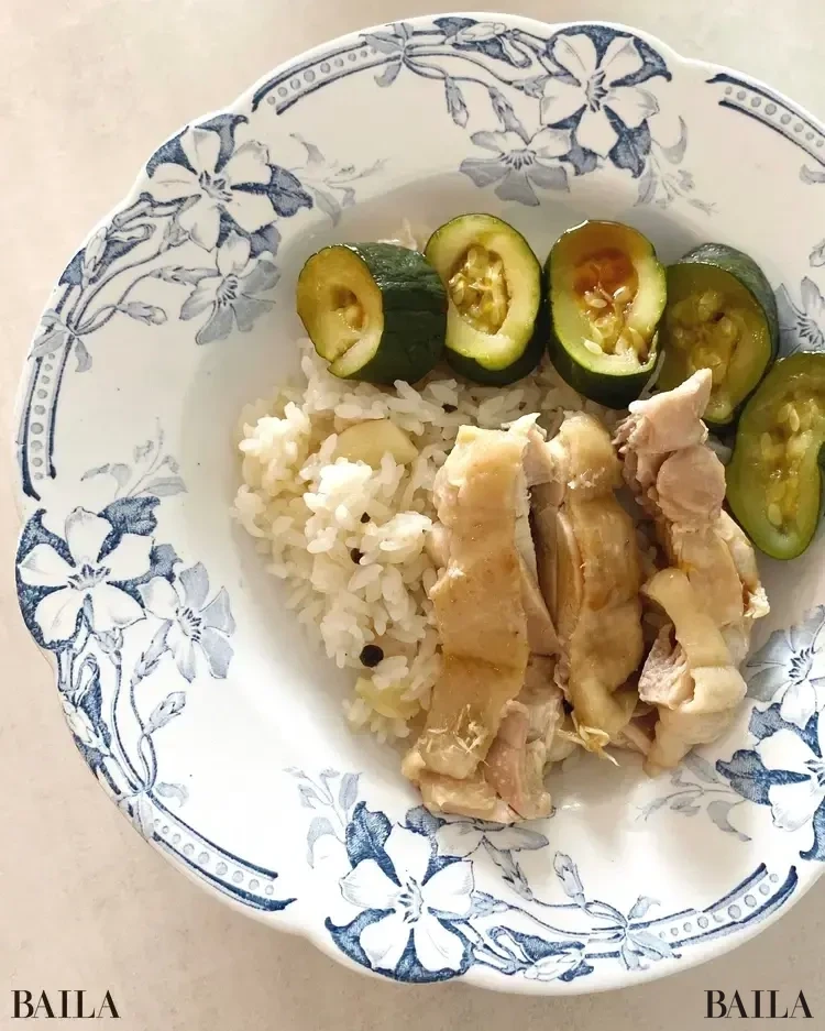 長谷川あかり まるごとチキン&ズッキーニの炊き込み