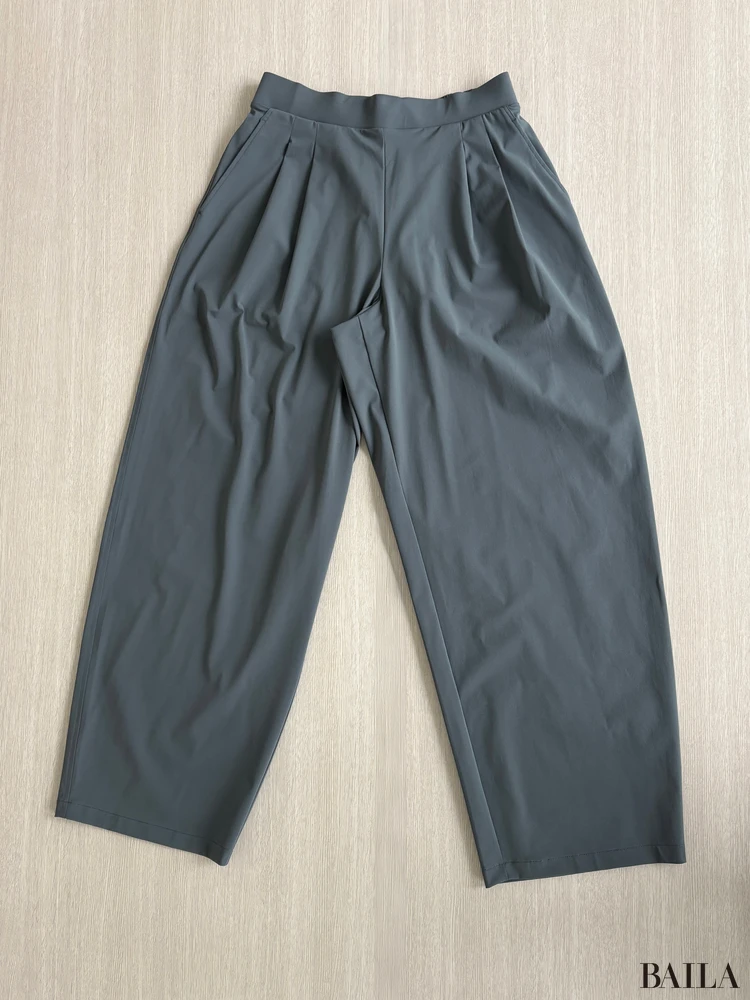 ウルトラストレッチアクティブワイドパンツの「細部」をレビュー！