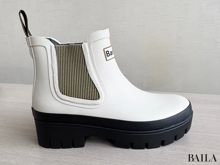 Halton サイドゴア レインブーツの「細部」に注目!