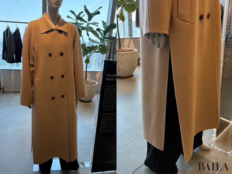 マネキンが着ていたロングコート