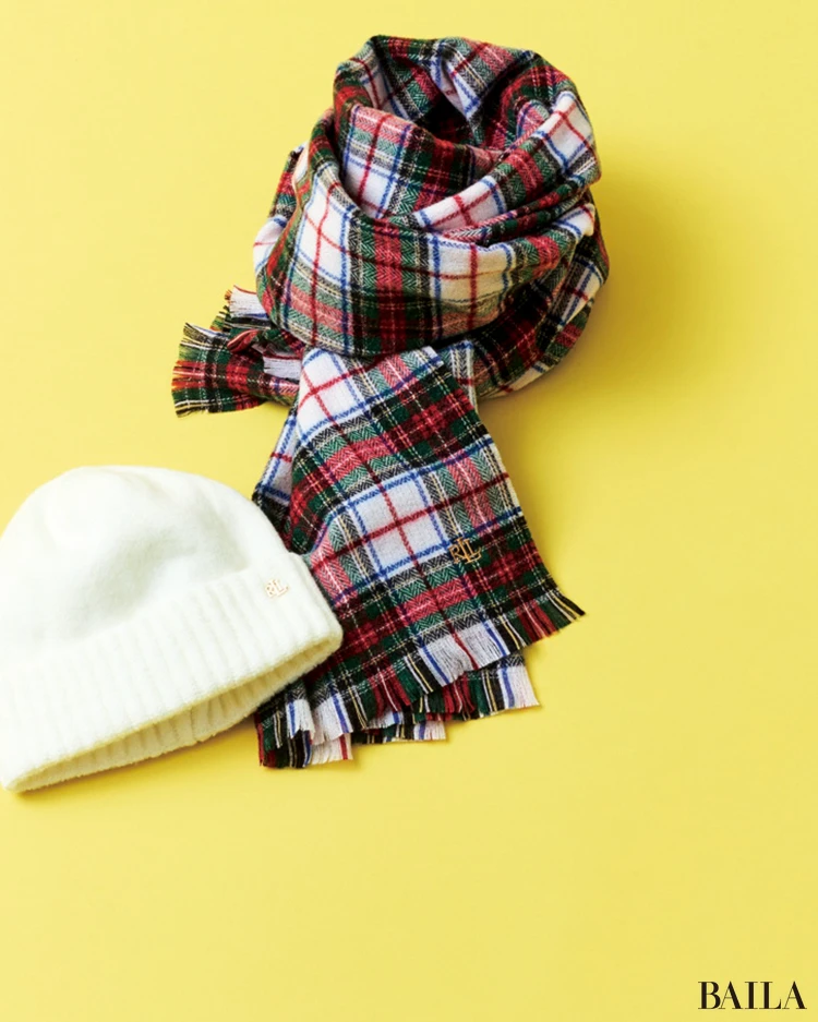 【Lauren Ralph Lauren（ローレン ラルフ ローレン）】ホリデー気分がググッと盛り上がる冬小物をセットにして
